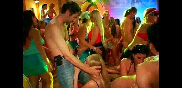  Crazy sluts get banged at a orgy party